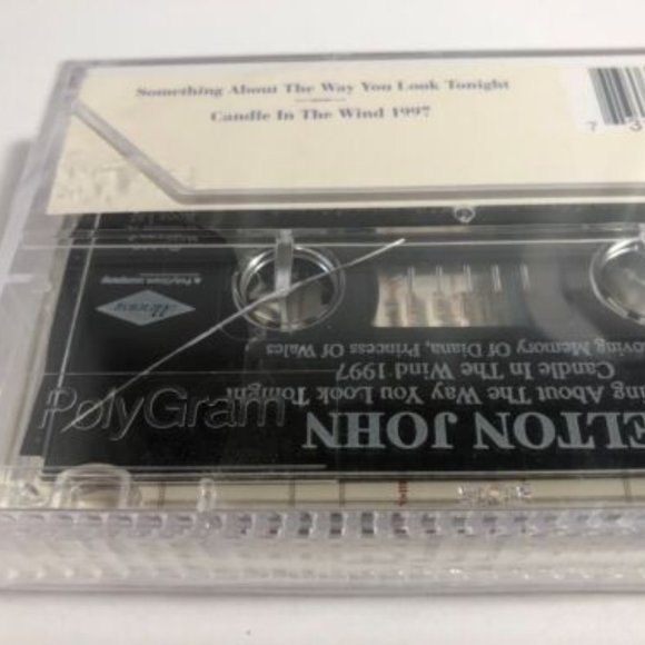 New Vintage Cassette Elton John Princess Diana Tribute 1997 Candle in the Wind - Picture 2 of 4